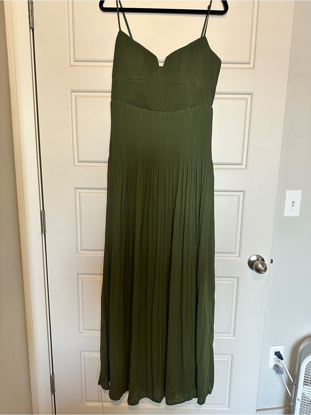 Park & Fifth Olive Green Maxi Dress